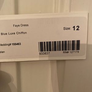 Jenny Yoo Faye Dress in Whisper Blue Luxe Chiffon